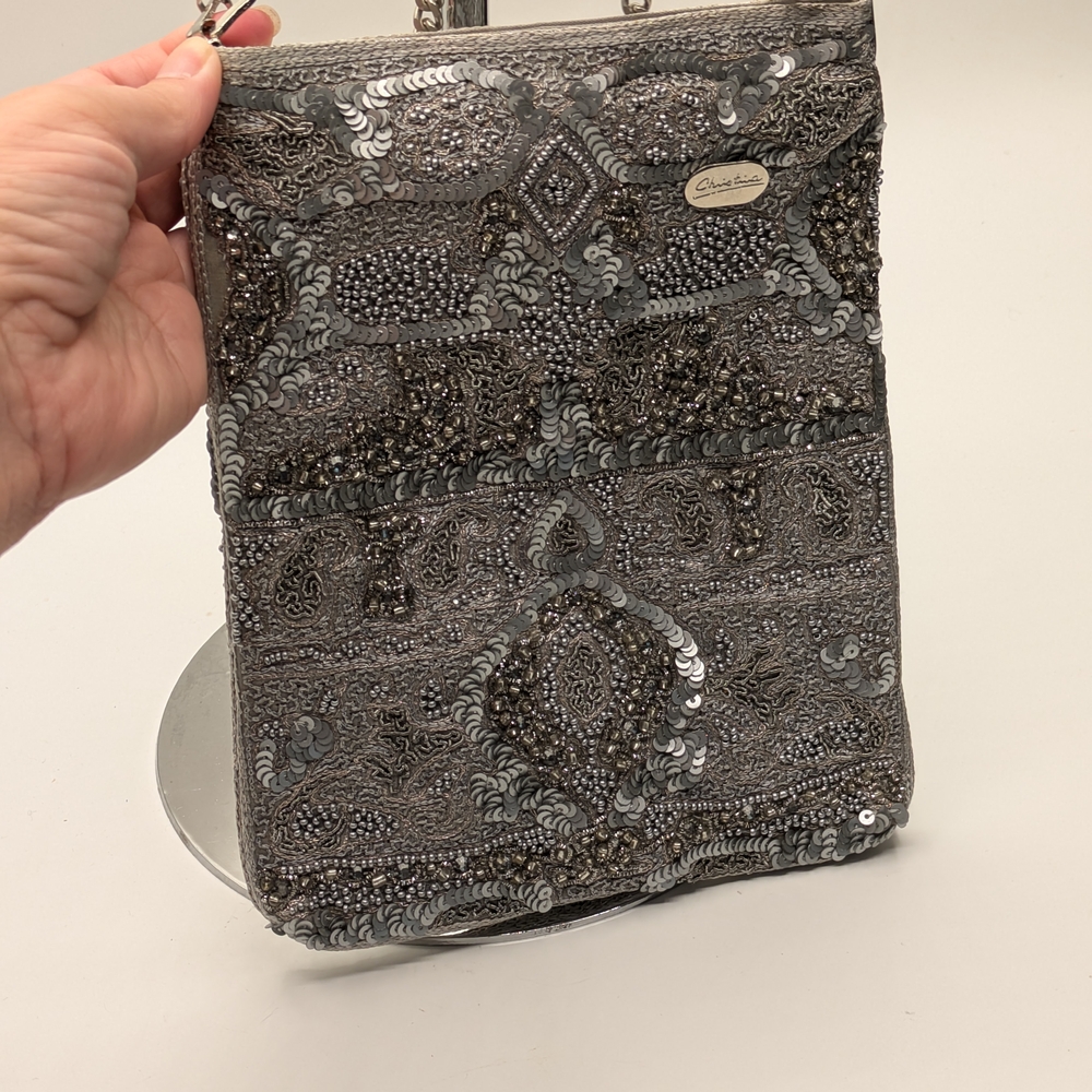 Christina Gray Embellished Clutch